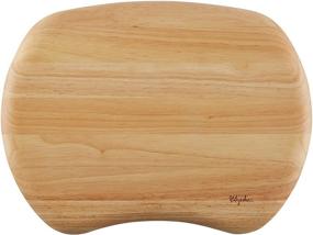 img 2 attached to 🪚 Ayesha Curry 47008 Parawood Cutting Board / Serving Board - 16" x 12", Brown