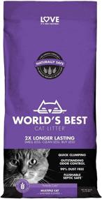 img 3 attached to 🐾 Best Scented Clumping Litter for Multiple Cats - World's Best Cat Litter, 28-Pounds