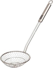 img 4 attached to 🥢 Helen's Asian Kitchen Helen’s 5-inch Stainless Steel Mesh Spider Food Dumpling Noodle Strainer: A Must-Have for Perfect Cooking!