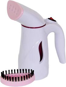 img 2 attached to 🔥 Efficient Home Garment & Fabric Handheld Steamer: Portable, Lightweight, and Travel-sized with Ultra Fast Heat Up - Perfect for Clothes, Curtains, and Carpets - Spit Free & Auto Shut Off Safety Function Pink