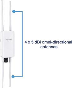 img 3 attached to 📡 TRENDnet 5 DBI Outdoor Wireless AC1300 PoE+ Omni-Directional Access Point, TEW-841APBO, 4x 5 DBI Omni Directional Antennas, WiFi Bridging for Point-to-Point & Point-to-Multi-Point Connections, IEEE 802.3AT PoE+
