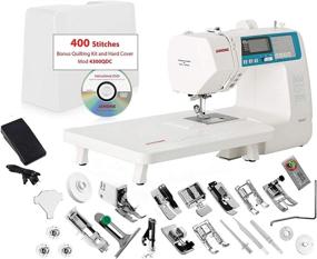 img 3 attached to Enhanced SEO: Janome 4300QDC-B Sewing and Quilting Machine Featuring Bonus Quilt Kit!