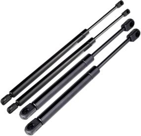 img 4 attached to 🚪 ECCPP Rear Liftgate and Glass Window Struts for Nissan Pathfinder 2005-2013 - Set of 4 Gas Springs Shocks, Compatible with 6110 Strut