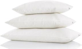 img 1 attached to 🛏️ Sleep Comfortably with the Brentwood Home Pacifica Gel Memory Foam Pillow – Organic Cotton Cover, Made In USA (King Size)