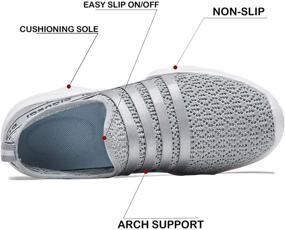 img 1 attached to Lightweight Women's CGELETS Walking Support Sneakers - Optimal Shoes for Enhanced Mobility