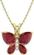 💎 diamondere butterfly necklace for girls - natural & certified jewelry logo