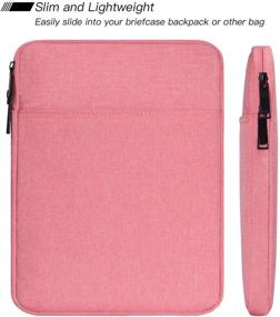 img 3 attached to 💖 Pink Waterproof Sleeve Case for iPad 10.2 Inch, Surface Go 2018, iPad Pro 2020, iPad Air 3 - Stylish and Protective Bag for Women