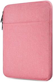 img 4 attached to 💖 Pink Waterproof Sleeve Case for iPad 10.2 Inch, Surface Go 2018, iPad Pro 2020, iPad Air 3 - Stylish and Protective Bag for Women