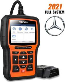 img 4 attached to 🚗 FOXWELL NT510 Elite Mercedes Benz/Sprinter/Smart Полная система Bi-Дирекциональный ОБД2-ридер - Профессиональный автомобильный диагностический сканер с функцией HVAC ABS отвод воздуха SRS TPMS Сброс масла трансмиссии