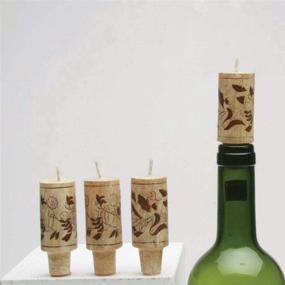 img 3 attached to 710384 Wine Cork Candles Natural