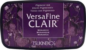 img 1 attached to Блестящий и яркий: Чернильная подушка Tsukineko VersaFine Clair полного размера в оттенке "Монарх".
