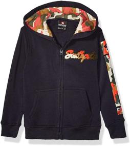 img 2 attached to Southpole Little Fleece Hooded Fullzip Boys' Clothing for Fashion Hoodies & Sweatshirts