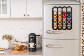 img 2 attached to ☕️ Demi's Home Magnetic Coffee Pod Holder for Nespresso Vertuo Capsules - Fridge Mountable (Black)