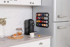 img 1 attached to ☕️ Demi's Home Magnetic Coffee Pod Holder for Nespresso Vertuo Capsules - Fridge Mountable (Black)