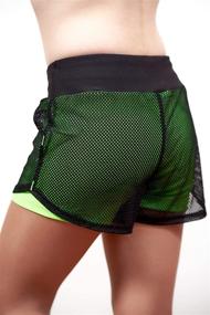 img 2 attached to 🩳 Girls' Active Workout Stretch Athletic Shorts for Fitness & Exercise