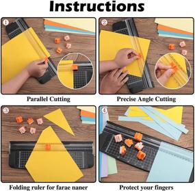 img 3 attached to 🔪 Precision 15-Piece Paper Trimmer Replacement Blades: Craft Paper Cutting Refills for A4 Paper Cutter