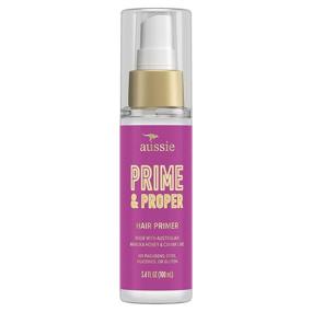 img 4 attached to 🍯 Aussie Prime & Proper Hair Primer Treatment with Heat Protectant Spray - Paraben & Dye Free, Infused with Australian Manuka Honey and Caviar Lime, 3.4 Fl Oz