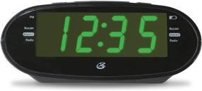 img 1 attached to ⏰ GPX C303B Dual Alarm Clock AM/FM Radio with Time Zone & Daylight Savings Control (Black)