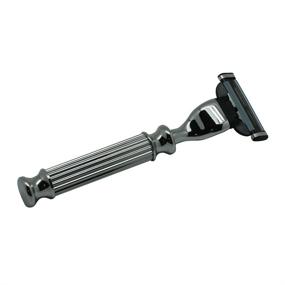 img 1 attached to Premium Men's Mach 3 Razor Shaver with Chrome Handle: Ensuring Safety and Precision