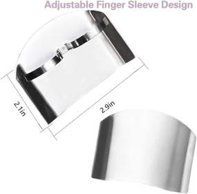 img 2 attached to Finger Protectors Pack Stainless Protector