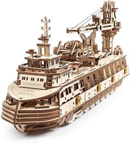 img 3 attached to 🧩 Discover the Intricate UGEARS Puzzles Research Vessel Construction Experience