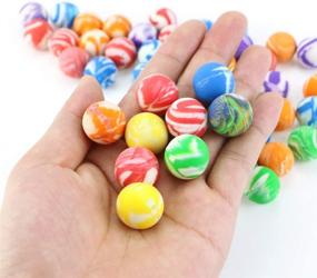 img 2 attached to 🏀 Oopsu 100 Pcs 18mm High Bouncing Balls - Assorted Colorful Rubber Balls for Endless Fun!