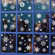 christmas snowflake decorations stickers windows home decor logo
