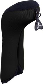 img 1 attached to Stealth Club Covers 05010INT Hybrid ID 5-6-7 Golf Club Head Cover in Black Solid: Ultimate Protection & Style for Your Golf Clubs!