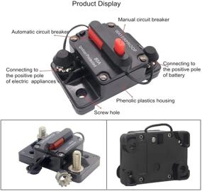 img 1 attached to 🔌 OUHL 30 Amp Circuit Breaker Manual Reset - Protect Your Vehicle with Reliable 30-250A Breaker for Car, Truck, RV, ATV, Marine, Trolling Motors, Boat - 12V-48V DC (30A)