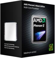 amd phenom ii x4 940 💻 black edition 3.0ghz am2+ processor - retail logo