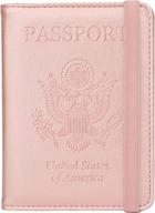 📔 gdtk leather passport elastic with blocking technology логотип