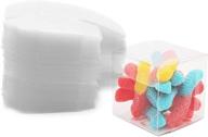 прозрачная коробка для конфет в форме куба pack логотип