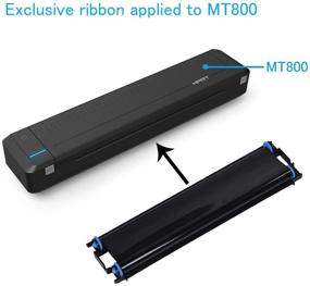 img 2 attached to 🖨️ Enhanced HPRT Exclusive Thermal Ribbon for MT800 (216mm) Portable Thermal Printer - Latest Update!