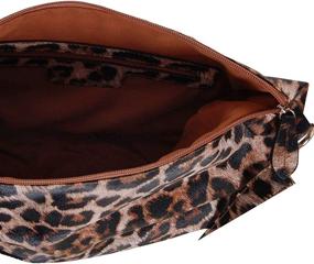 img 1 attached to 👜 Humble Chic Crossbody Bag - Women's Vegan Leather Satchel Messenger Handbag Shoulder Purse