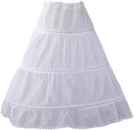 👗 wde puffy crinoline petticoat skirt: perfect 3-hoop slip for girls' pageant dress or gown! logo