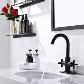 img 2 attached to 🚰 Phiestina SGF03 10 MB Centerset Bathroom Faucet Handles