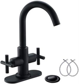 img 4 attached to 🚰 Phiestina SGF03 10 MB Centerset Bathroom Faucet Handles