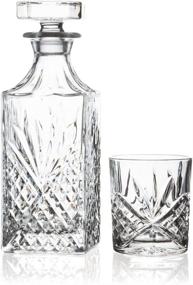 img 2 attached to 🍾 Exquisite Brilliance: Discover Ashford Crystal Decanter Glasses