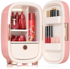 img 4 attached to 🌸 BS ONE 12L Skincare Fridge, 10°C/50°F + Intelligent Constant Temperature Control Mini Fridge for Makeup Storage | Professional Skincare Fridge