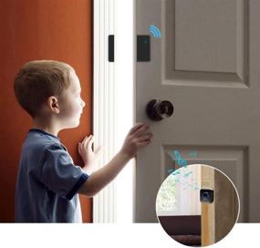 img 3 attached to 🔒 BITIWEND Wireless Door Sensor: 600ft Range, 58 Chimes, 5 Volume Levels - Perfect for Business/Office/Home/Store Security & Alert System (1Sensor+1Receiver)
