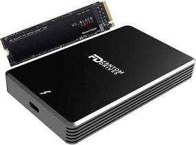img 4 attached to 🚀 FD Extreme - TB3X-2300N2TB: 2TB Portable NVMe SSD with Thunderbolt 3, 40Gb/s Transfer Speed - Intel Certified, WD Black Inside