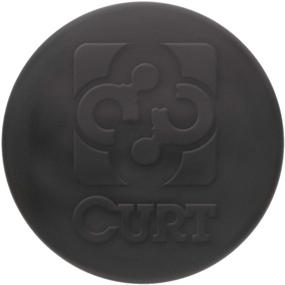 img 4 attached to Enhance Your Towing Experience with CURT 66165 Replacement Black Rubber Gooseneck Hitch Cover