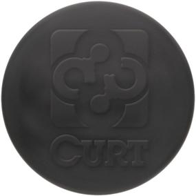 img 1 attached to Enhance Your Towing Experience with CURT 66165 Replacement Black Rubber Gooseneck Hitch Cover