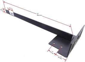 img 1 attached to Bed Frame Extension Set - Extend Metal Bedframe to Match Headboard/Footboard, 2 Pieces, Black, Includes Hardware - TECH TEAM