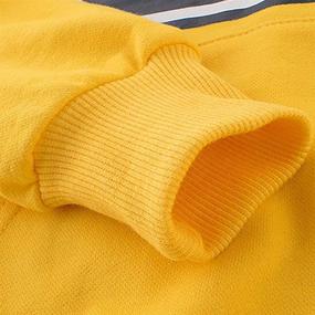 img 1 attached to 👕 Yellow Boys' Clothing Set - Cute Sleeve Motteecity Clothes