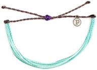 pura vida waterproof bracelets – handmade with coated charm, adjustable band | 100% waterproof jewelry logo