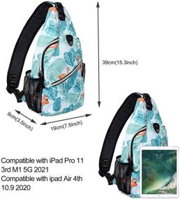 img 2 attached to 🎒 MOSISO Multipurpose Crossbody Shoulder Backpack with Expandable Capacity