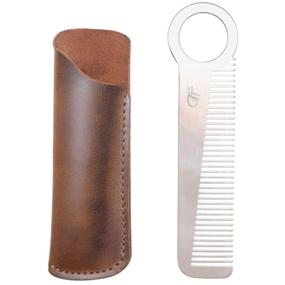 img 3 attached to 🪒 Hide & Drink Leather Comb Case: Stylish Barber Accessories with Holster and 101-Year Warranty