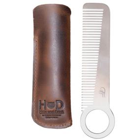 img 1 attached to 🪒 Hide & Drink Leather Comb Case: Stylish Barber Accessories with Holster and 101-Year Warranty