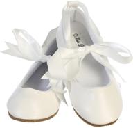 sparkling ballerina ribbon rubber cinderella toddler girls' shoes: ideal for comfort and style logo